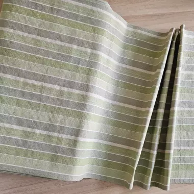 Lehátkovina béžovozelená pruh- šíře 45cm Lehátkovina béžovozelená pruh- šíře 45cm