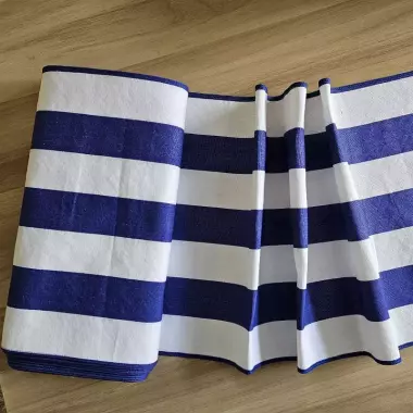 Lehátkovina modrý pruh - šíře 45cm