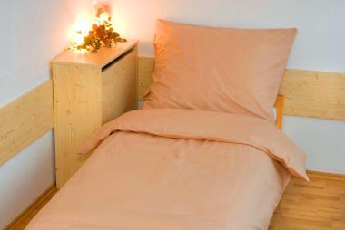 Povlečení bavlna UNI 140x200, 70x90cm Meruňková Povlečení bavlna UNI 140x200, 70x90cm Meruňková