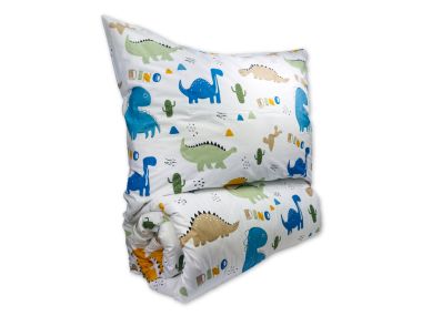 Krepové dětské povlečení 140x200, 70x90cm Dino Krepové dětské povlečení 140x200, 70x90cm Dino