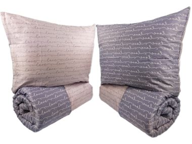 Francouzské povlečení Satén 240x220, 70x90cm Love