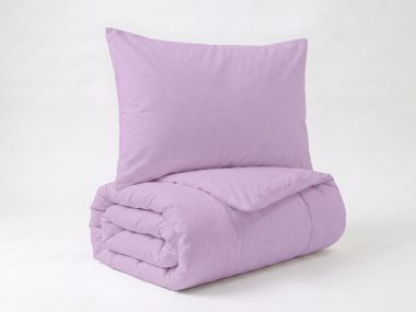 Povlečení francouzské bavlna UNI 220x200,70x90 světle fialové Povlečení francouzské bavlna UNI 220x200,70x90 světle fialové