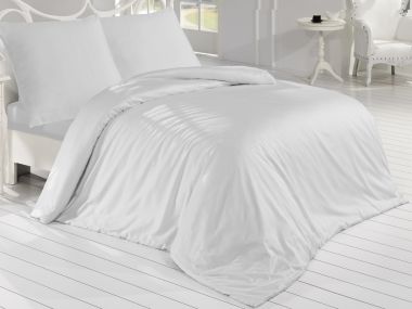 Saténový povlak na relaxační polštář světle šedý