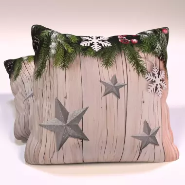 Polštářek vánoční hvězda Polštářek vánoční hvězda