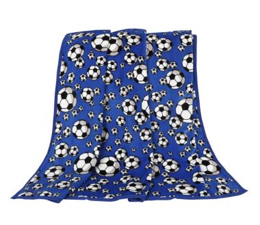 Dětská deka FOTBAL mikroplyš 100x155cm