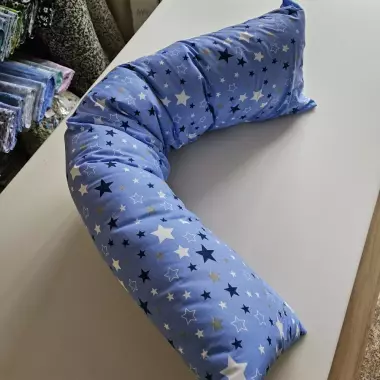 Polštář pro spaní na boku modré hvězdy