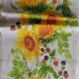 Utěrkovina SLUNEČNICE, cena za 1 metr