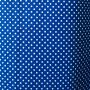 Tmavě modrý puntík bavlna č.74 cena za 1 metr