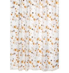 Koupelnový závěs Hvězdy béžové