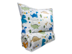 Bavlněné dětské povlečení 140x200, 70x90cm Dino