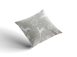 Povlak flanel Escama grey - Rozměr 45x60