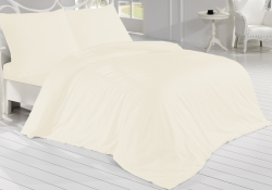 Saténový povlak na relaxační polštář smetanový