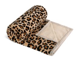 Deka micro jednolůžko 150x200 cm leopard