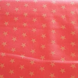 Český výrobce Hvězdičky růžové bavlna č.112 cena za 1 metr