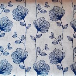 Český výrobce Květ modrý bavlna cena za 1 metr