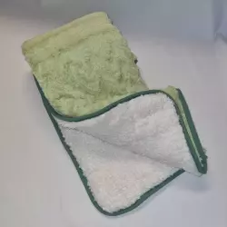 Dětská deka ovečka mikroplyš zelená 100x75cm