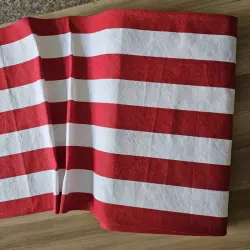 Lehátkovina červený pruh- šíře 45 cm