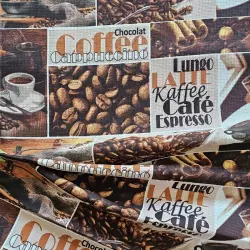 Utěrkovina CAFE LATTE, cena za 1 metr