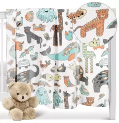 Dětská deka ZVÍŘÁTKA mikroplyš 100x155cm