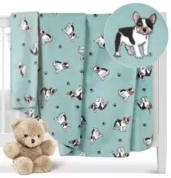 Dětská deka BULDOČEK mikroplyš 100x155cm