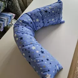 Polštář pro spaní na boku modré hvězdy